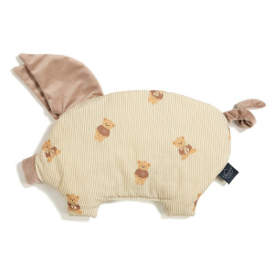 Podusia sleepy pig - baby bear - mocca - pierwsza poduszka - la millou