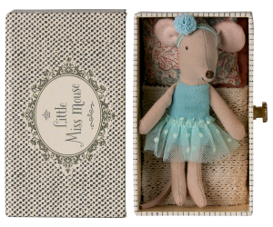 Myszka Baletnica w Szufladzie do Spania - Dance Mouse In Daybed - Młodsza Siostra - Maileg