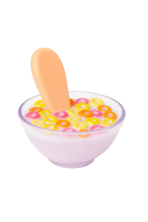 Płatki Śniadaniowe - Magiczna Miseczka z Łyżeczką - Zestaw Do Karmienia Lalek - Pachnący Deserek - Tiny Harlow