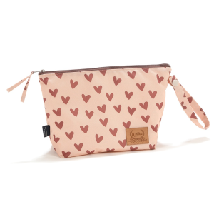 Kosmetyczka Rozmiar M - Heartbeat Pink - Wodoodporna - La Millou