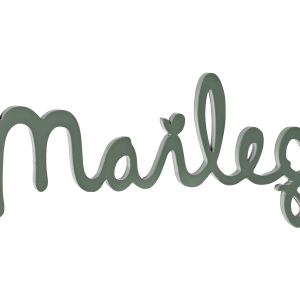 Miętowe logo maileg - maileg wooden logo - akcesoria dla myszek - maileg