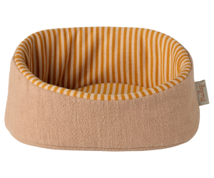 Legowisko dla pieska i kotka - pudrowy róż i paski - pet basket - maileg