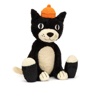 Kot Jellycat 48 cm - Jellycat Jack - Duży Kotek w Czapce - Maskotka Przytulanka - JellyCat