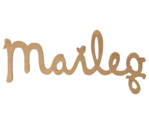 Brzozowe Logo Maileg - Maileg Wooden Logo - Akcesoria Dla Myszek - Maileg
