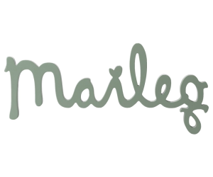 Szałwiowe logo maileg - maileg wooden logo - akcesoria dla myszek - maileg