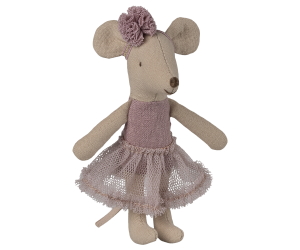 PROMOCJA Myszka Baletnica we Wrzosowym Stroju - Młodsza Siostra - Ballerina Mouse Little Sister Heather - Maileg