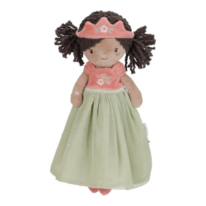 Księżniczka Evi - Dziewczynka w Diademie - Miękka Pluszowa Lalka Przytulanka 35 cm - Little Dutch