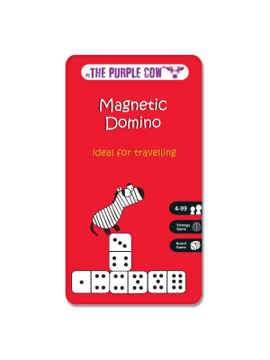 Domino - podróżna gra magnetyczna the purple cow