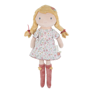 Julia - Miękka Pluszowa Lalka Przytulanka 35 cm - Szmacianka w Sukience - Little Dutch