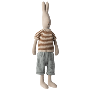 Króliczek w Sweterku i Krótkich Spodniach 49 cm - Rabbit size 3 - Królik Maskotka Przytulanka - Maileg