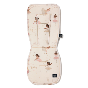 Ballerine bawełna velvet - multi wkładka do wózka - stroller pad - la millou