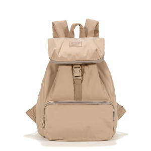 Beżowy Lekki Plecak - Pufiasty Puffer Beige - do Wózka i na co Dzień - La Millou