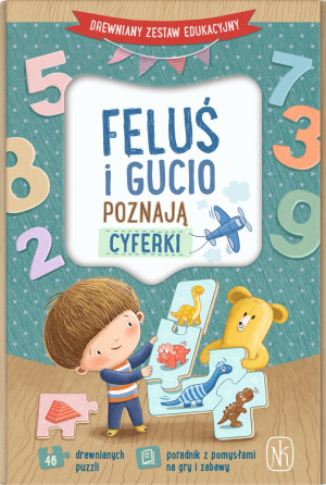 Feluś i Gucio Poznają Cyferki - Puzzle Edukacyjne Zabawy Matematyczne - Nauka Liczenia - Nasza Księgarnia