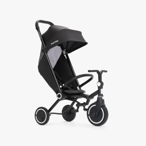 Czarny Max Rowerek Trójkołowy z Funkcją Wózka - Dziecięcy - Wonder Max - Smartrike