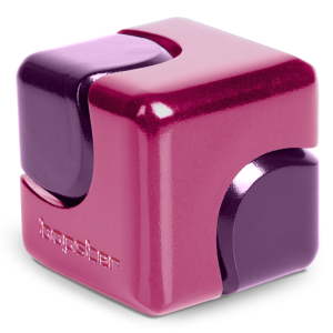 Różowy spinner kostka - zabawka sensoryczna cube fidget toy - bopster