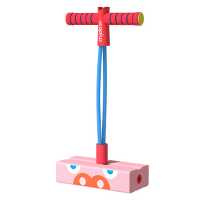 Różowy skoczek pogo z dźwiękiem - równowaga balansowanie - mideer