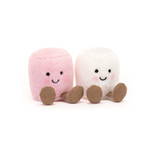 Para Pianek - Wesołe Pianki Marshmallows - 9 cm - Pluszowa Maskotka - JellyCat