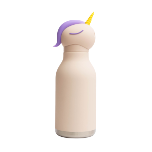 Jednorożec Sparkle - Butelka Termiczna 460 ml ze Słomką - Bestie Bottle - Asobu
