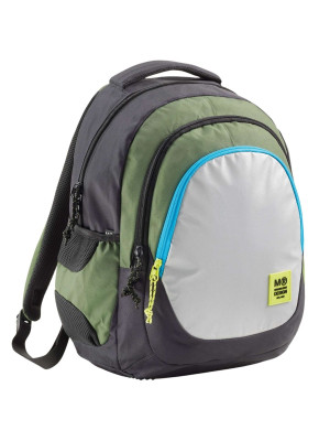 Berlin rider green 30l - plecak szkolny trzykomorowy - miquelrius
