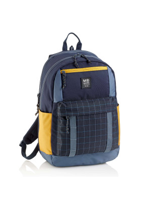 Amsterdam rider black 28l - plecak szkolny trzykomorowy - miquelrius
