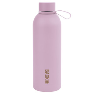 Różowa butelka termiczna - 500 ml - z uchwytem - backup