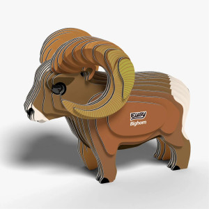 Baran - owca kanadyjska - eko układanka 3d - eugy