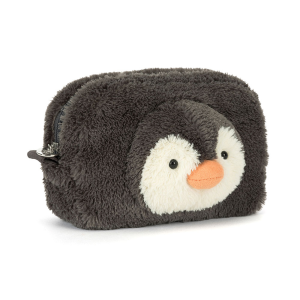 Piórnik pingwin peanut - kosmetyczka - pluszowa saszetka 19 cm - jellycat