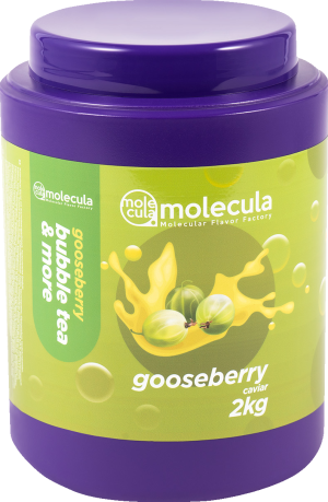 Bubble Tea Perlen Stachelbeere für Bubble Tea 2kg | Popping boba Perlen, Fruchtperlen und Boba Perlen – 100% vegan und glutenfrei