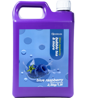 Bubble Tea Tee-Sirup Konzentrat 2,5kg Blaue Himbeere - Molecula