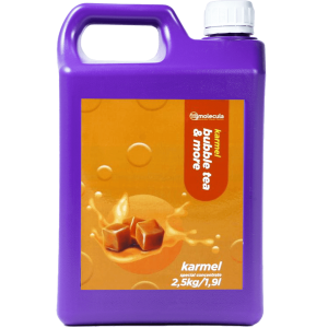 Bubble Tea Tee-Sirup Konzentrat 2,5kg Karamell - Molecula