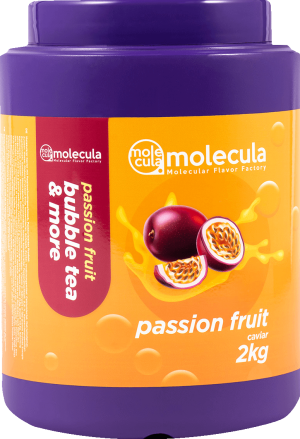 Popping Boba I Molekularer Kaviar Bubble Tea, Bubbles, Bubble tea Perlen 2kg I Passionsfrucht