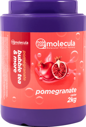 Popping Boba I Molekularer Kaviar Bubble Tea, Bubbles, Bubble tea Perlen 2kg I Granatapfel