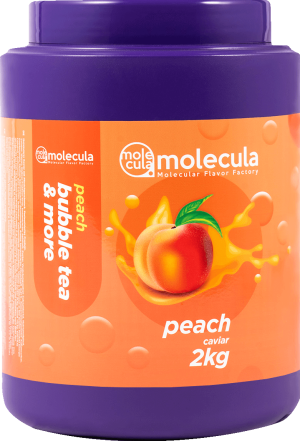 Popping Boba I Molekularer Kaviar Bubble Tea, Bubbles, Bubble tea Perlen 2kg I Pfirsich