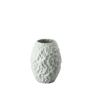 Rosenthal.Phi Sea Salt.Wazon mini porcelanowy.wysokość: 10 cm.kolor: sea salt (jasny, stonowany kolor z nutami zieleni, błękitu i szarości).