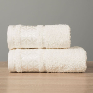 Ręcznik 70x140 Spring premium kremowy gruby i chłonny