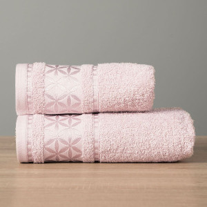Ręcznik 70x140 Spring premium pudrowy róż gruby i chłonny