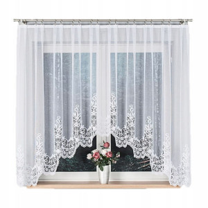 Firanka gotowa żakardowa BERENIKA 330X170cm biały