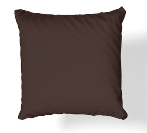 Poszewka Jersey 40x40 brązowy