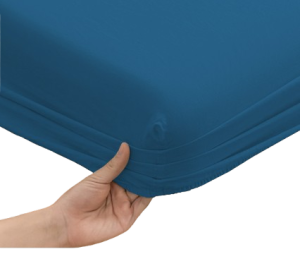 Prześcieradło JERSEY Z GUMKĄ 220x200 Niebieskie Denim
