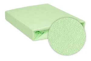 Prześcieradło FROTTE Z GUMKĄ 60x120 Zielony Seledyn
