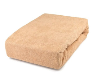 Prześcieradło FROTTE Z GUMKĄ 60x120 Beżowy