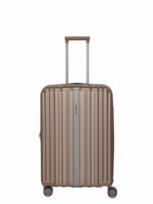 Walizka Średnia 65cm M Travelite Paros Cappuccino
