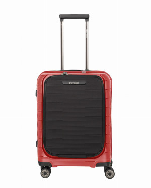 Walizka Kabinowa z przednią kieszenią S 55cm Mooby Travelite Czerwona