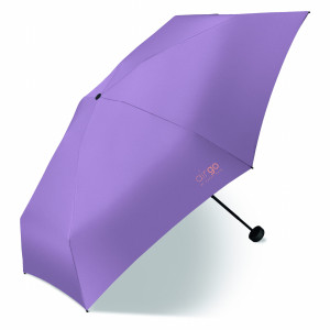 Parasol Happy Rain Air Go Mini krótki manualny Liliowy fiolet do torebki