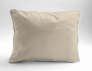 Poszewka Pure z Makosatyny bawełnianej 50x60 Beż Piaskowy Premium