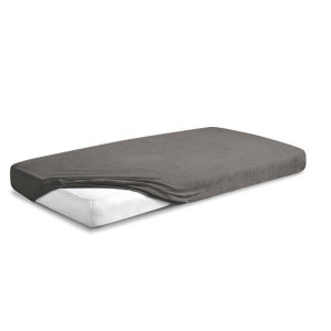 Prześcieradło Frotte z Gumką 210/220x190/200 PREMIUM Grafitowe