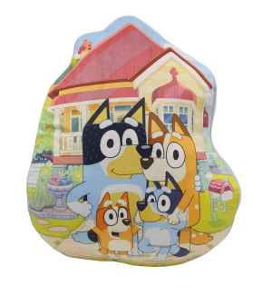 Poduszka Bluey Niebieski Piesek Kształtka 40cm Bajka
