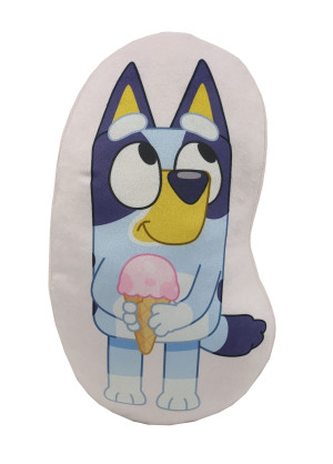 Poduszka Bluey Niebieski Piesek Kształtka 40cm Bajka