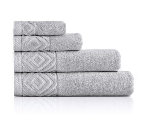Ręcznik kąpielowy 70x140 Paula Jasny Szary 550g 100% bawełna