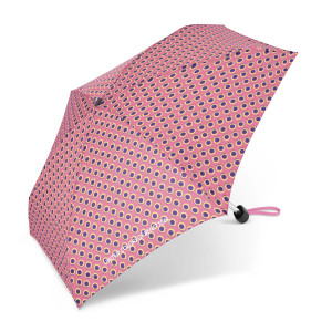 Parasol Benetton kieszonkowy Ultra Mini Kropki Kolorowe Różowy AC flatrosy future